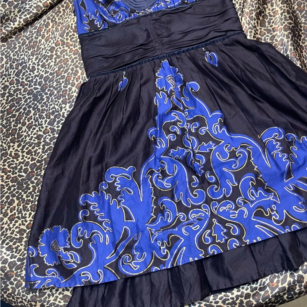 Free People Victorious Twee Retro Mini Dress